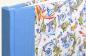 Preview: Linen notebook light blue, cover motif bird of paradise